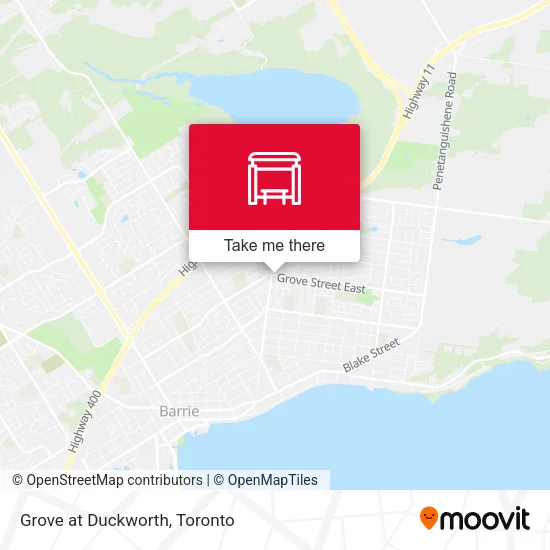 Grove at Duckworth map