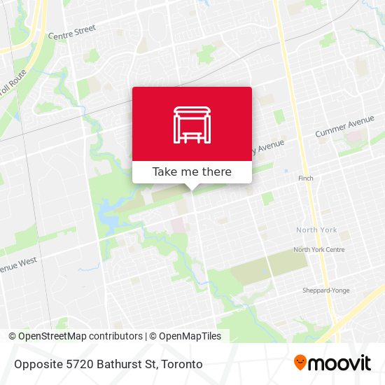Opposite 5720 Bathurst St plan