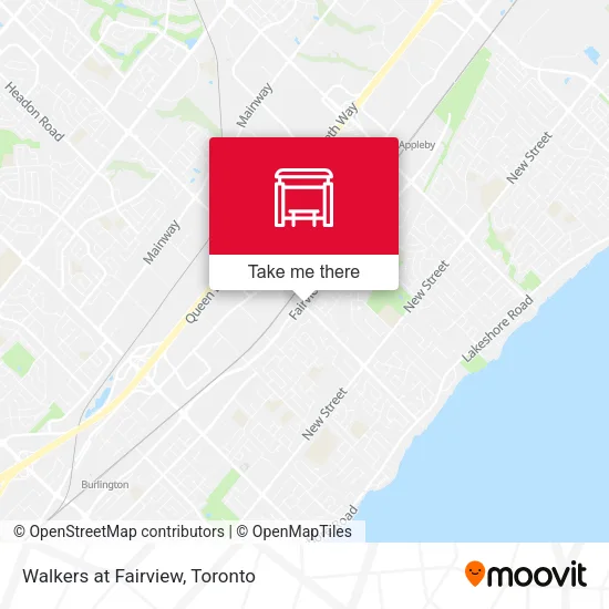 Walkers at Fairview map