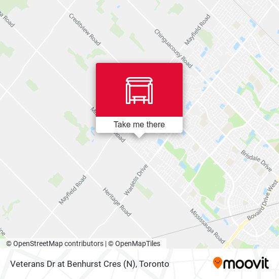 Veterans Dr at Benhurst Cres (N) map