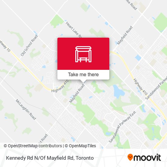 Kennedy Rd N/Of Mayfield Rd map