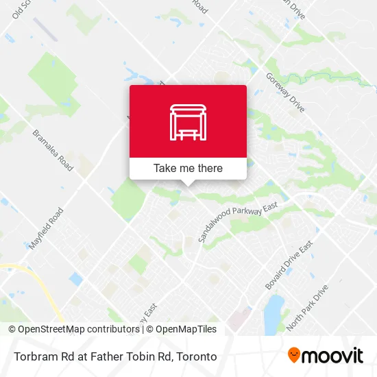 Torbram Rd at Father Tobin Rd map