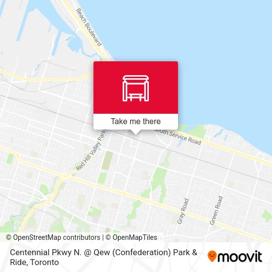 Centennial Pkwy N. @ Qew (Confederation) Park & Ride map