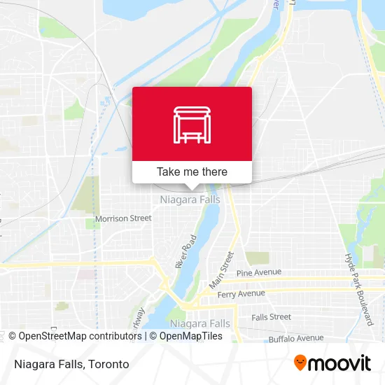Niagara Falls map