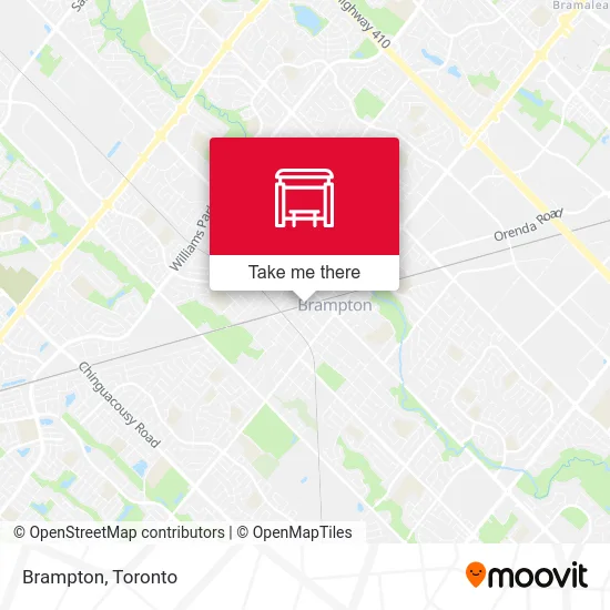 Brampton map