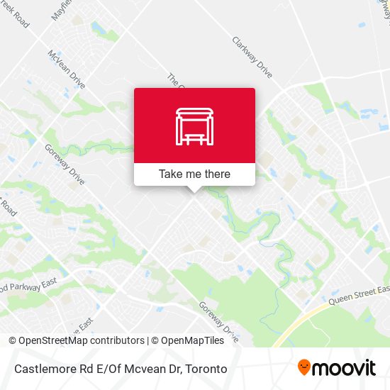 Castlemore Rd E/Of Mcvean Dr map