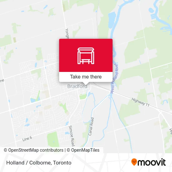 Holland / Colborne map