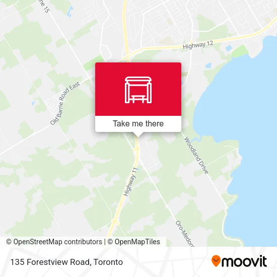 135 Forestview Road map