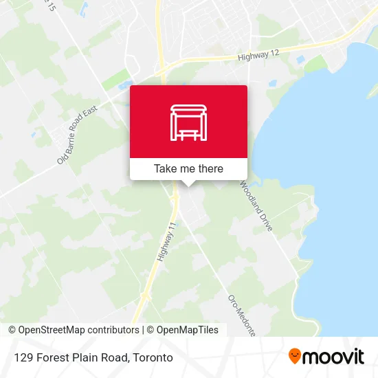 129 Forest Plain Road map