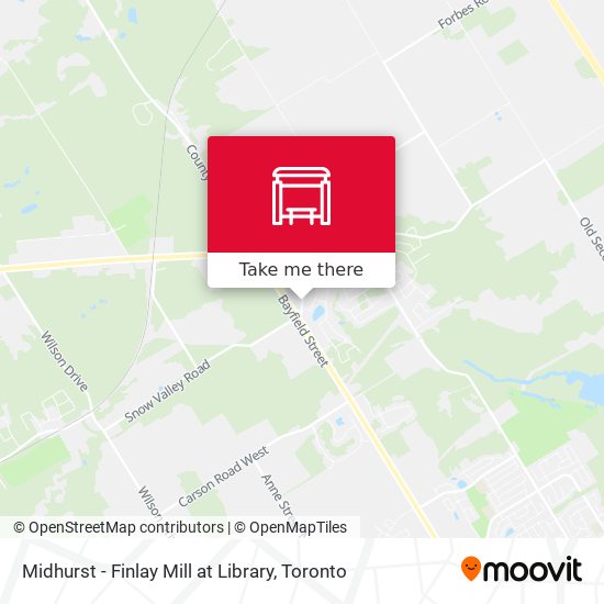 Midhurst - Finlay Mill at Library map