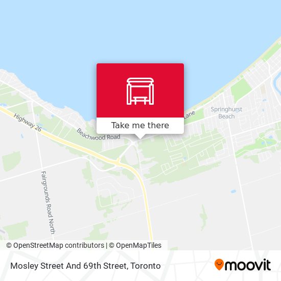 Mosley Street And 69th Street map
