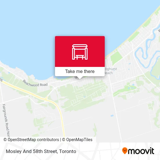 Mosley And 58th Street map