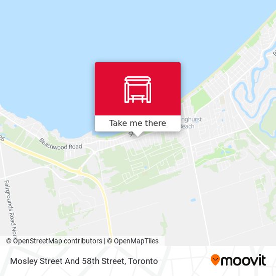 Mosley Street And 58th Street map