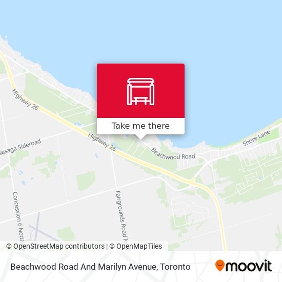 Beachwood Road And Marilyn Avenue map