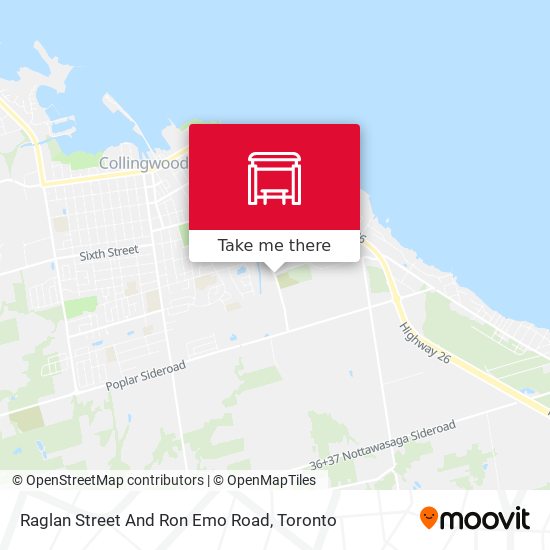 Raglan Street And Ron Emo Road map