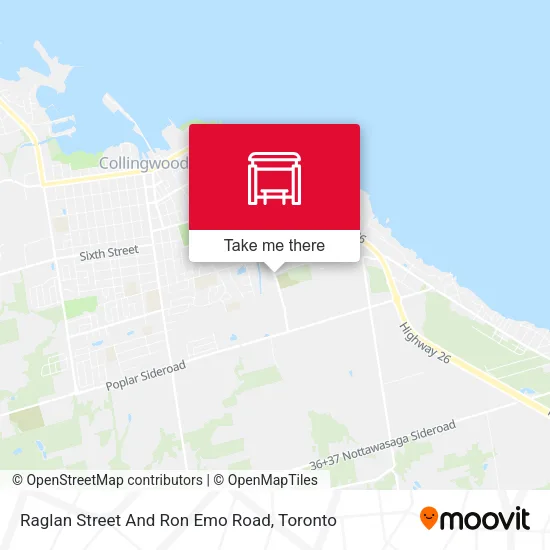 Raglan Street And Ron Emo Road map