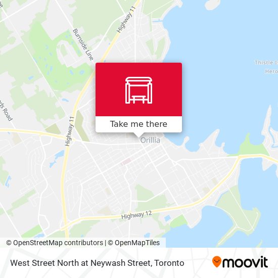 West Street North at Neywash Street map