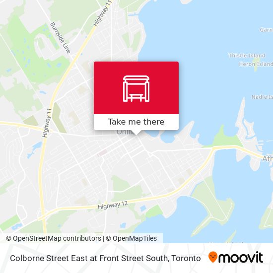Colborne Street East at Front Street South map