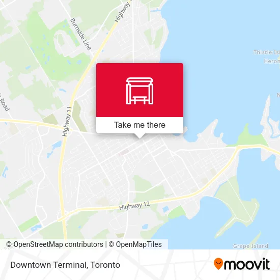 Downtown Terminal map