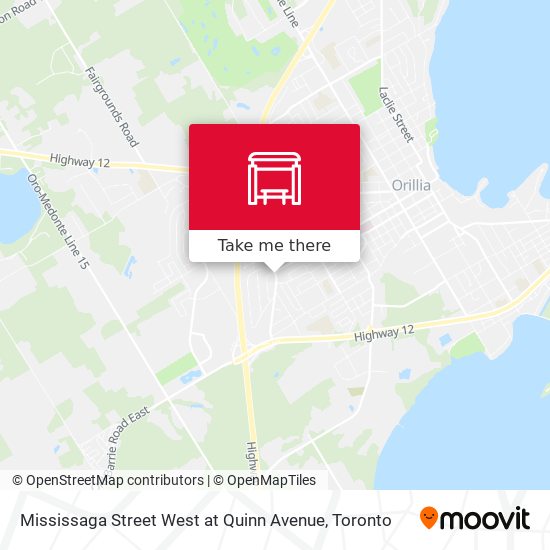 Mississaga Street West at Quinn Avenue plan