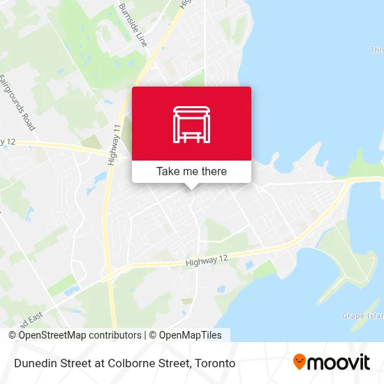 Dunedin Street at Colborne Street map