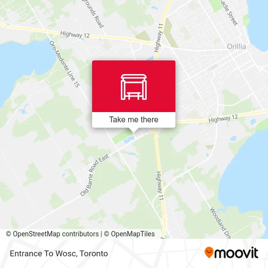 Entrance To Wosc map