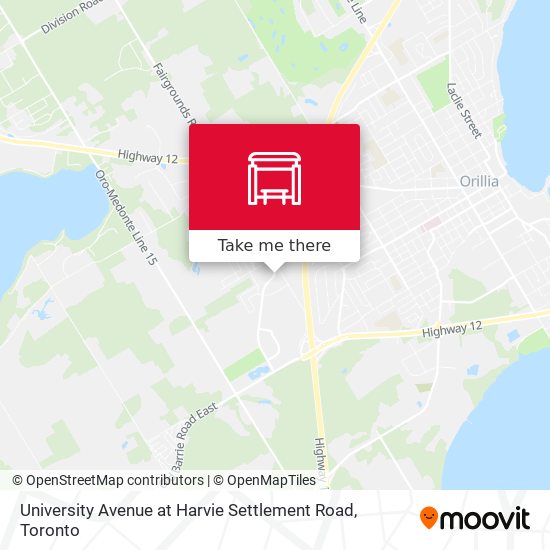 University Avenue at Harvie Settlement Road plan