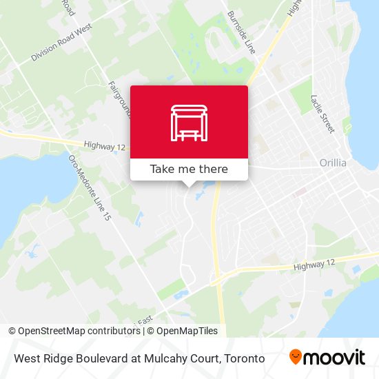 West Ridge Boulevard at Mulcahy Court plan