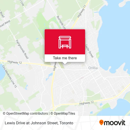 Lewis Drive at Johnson Street map