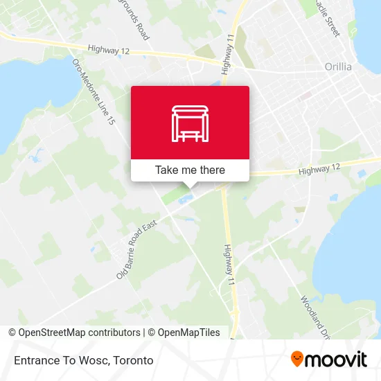 Entrance To Wosc map