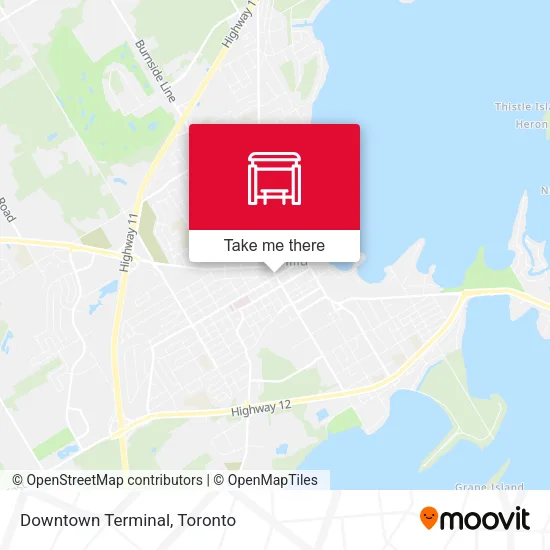 Downtown Terminal map