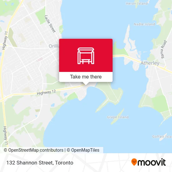 132 Shannon Street map