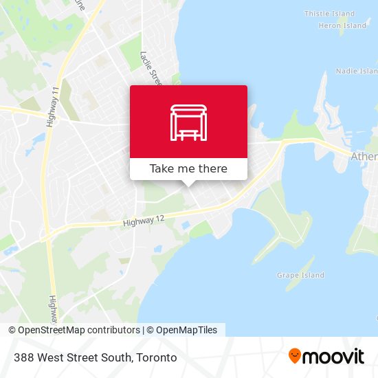 388 West Street South map