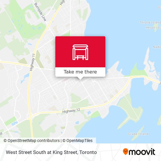 West Street South at King Street plan