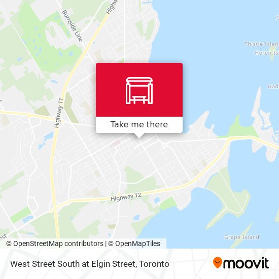 West Street South at Elgin Street plan