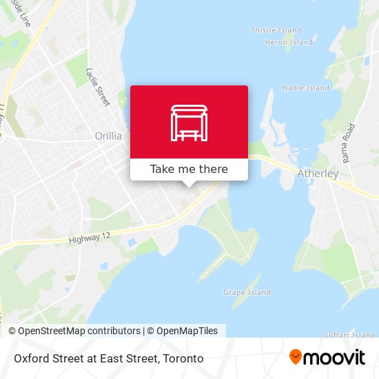 Oxford Street at East Street plan