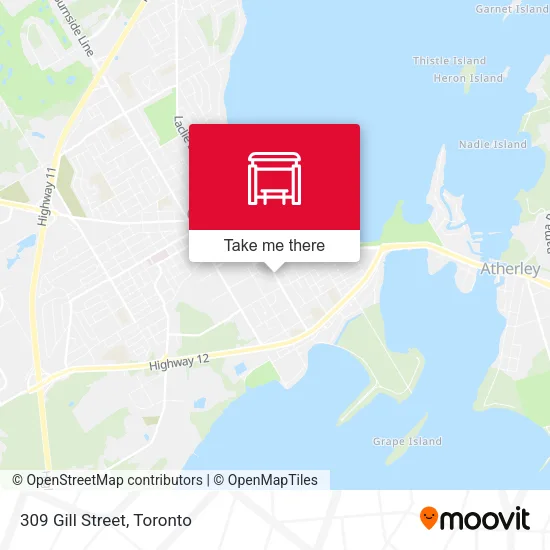 309 Gill Street map