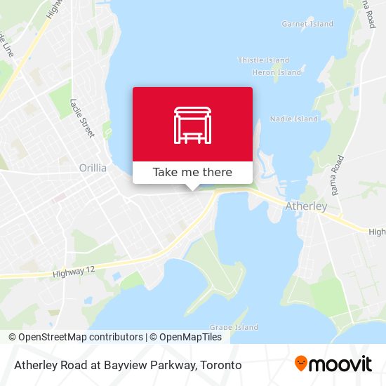 Atherley Road at Bayview Parkway plan