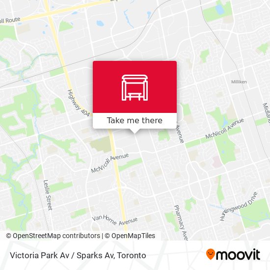 Victoria Park Av / Sparks Av map