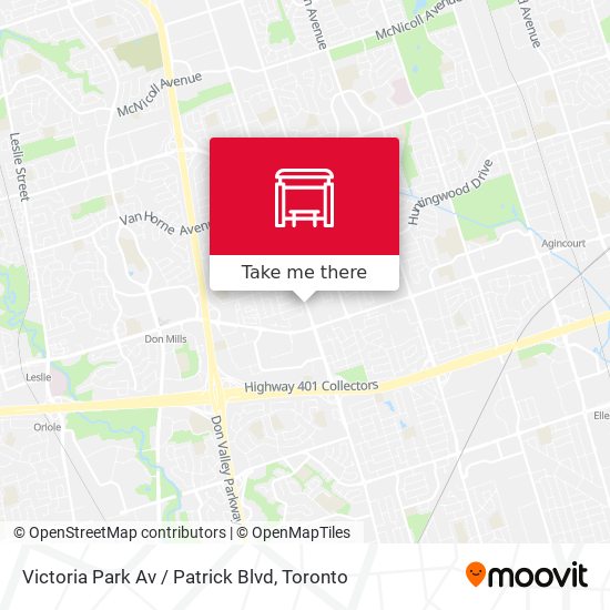 Victoria Park Av / Patrick Blvd map