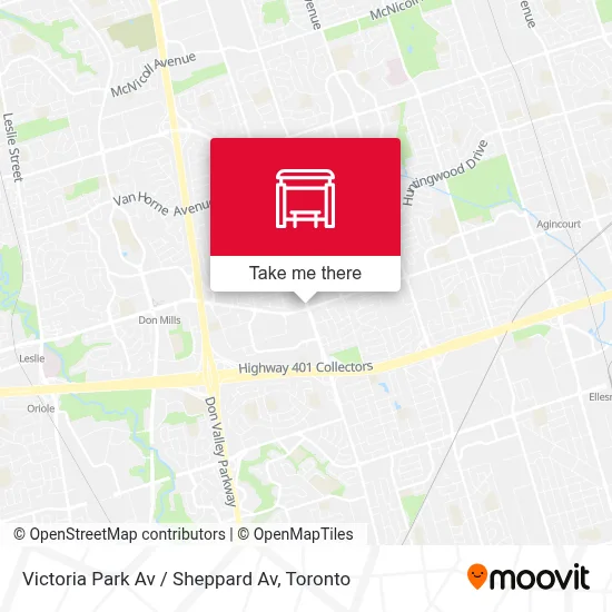 Victoria Park Av / Sheppard Av map