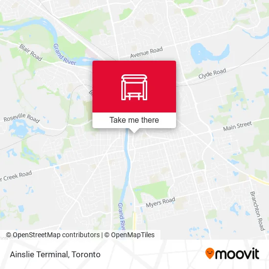 Ainslie Terminal map