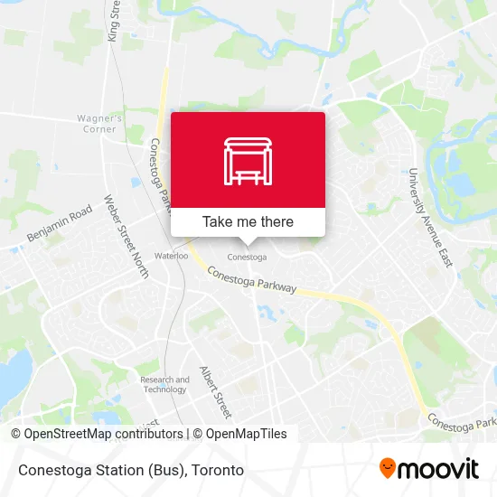 Conestoga Station (Bus) map