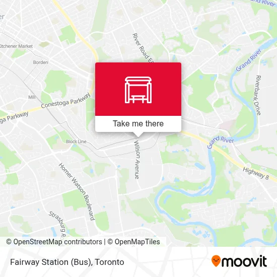Fairway Station (Bus) map