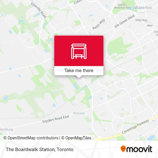 The Boardwalk Station map