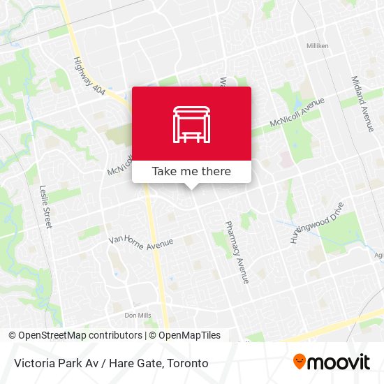 Victoria Park Av / Hare Gate map