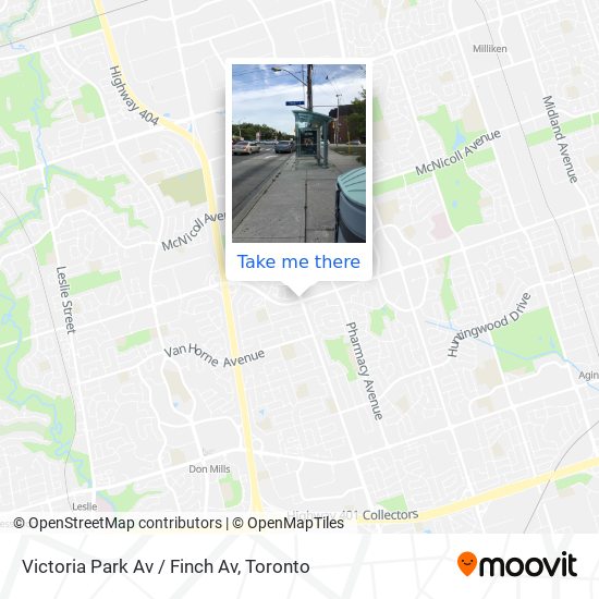 Victoria Park Av / Finch Av map