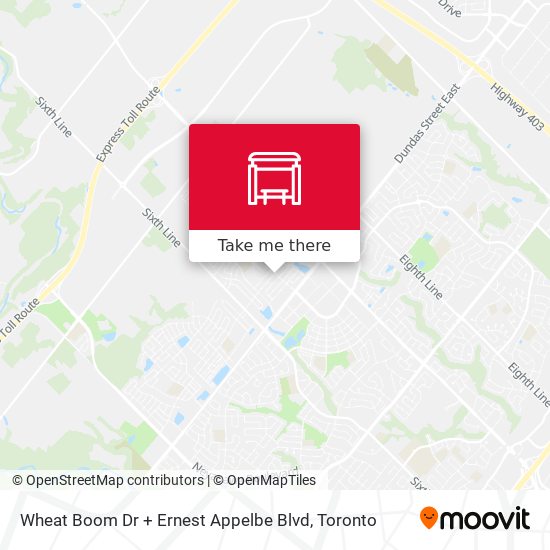 Wheat Boom Dr + Ernest Appelbe Blvd map