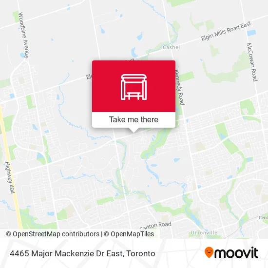 4465 Major Mackenzie Dr East map