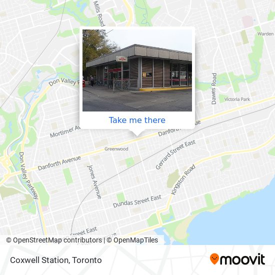 Coxwell Station plan